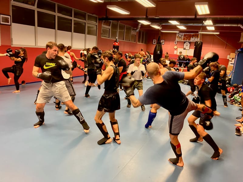Combattants du Licorne Boxing